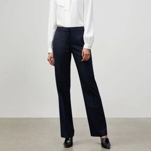 Lafayette 148 menswear black stretch wool trouser pants 8